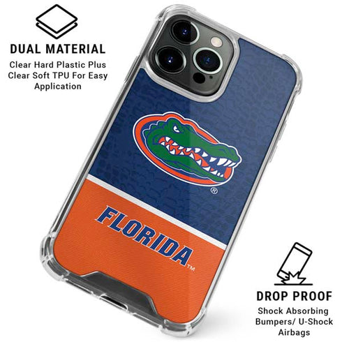 University of Florida Gators Logo iPhone 15 Pro Clear Case